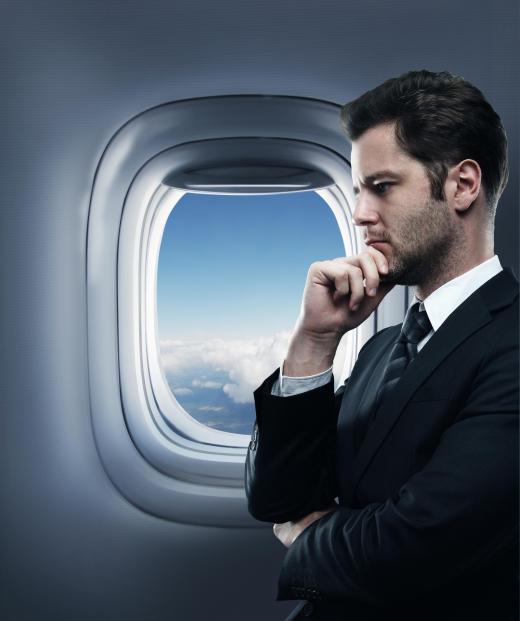 Business travel can include flying to other cities and countries.
