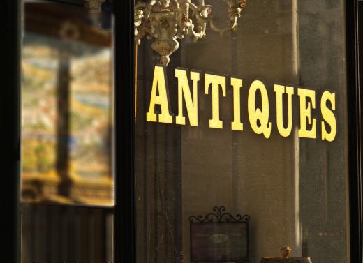 Antique stores are considered a small business because they usually only have a couple of employees.