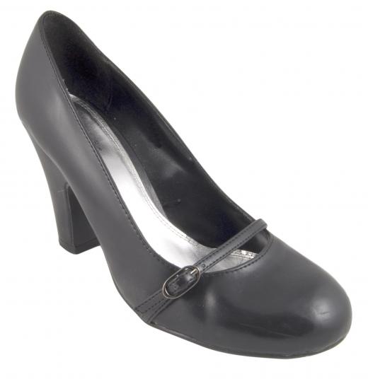 Closed toe heels are considered more appropriate in most office settings.