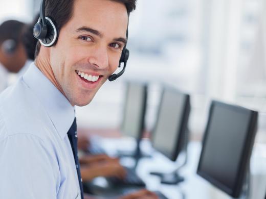 Call centers typically employ customer service representatives, as well as sales and support staff.