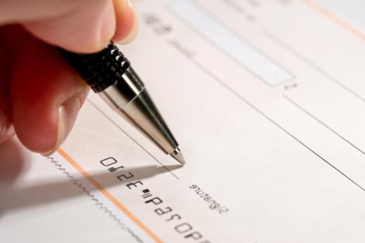 A check is considered a blank check until it has a signature and an amount written on it.