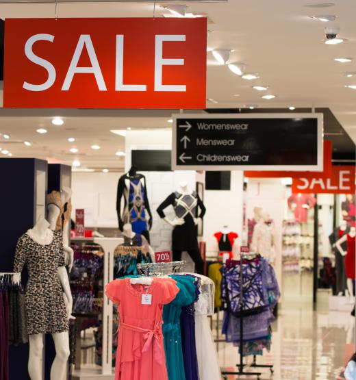 A restocking fee may apply when returns are made to a department store.