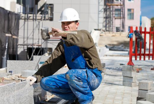 Some workers in the construction industry may get paid at the end of every day.