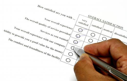 Surveys offer a way for a customer to report customer service issues.