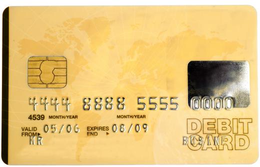 A debit card.