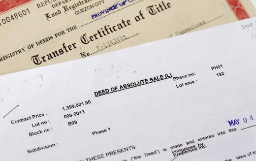 A document of title is any written legal document that verifies ownership of an item.
