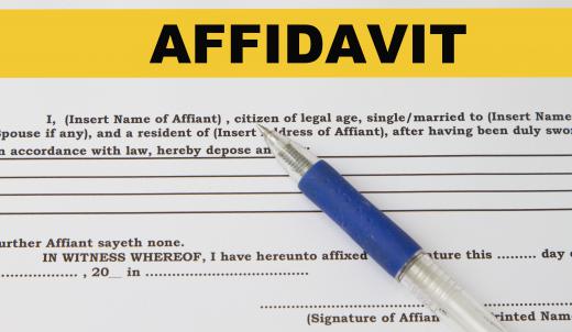 When an original document is missing, an affidavit of loss must be completed.