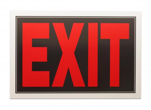 The number of available exits is a factor in determining a space's maximum occupancy.
