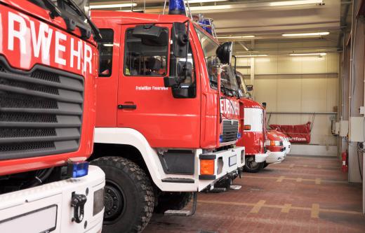 Upkeep of fire trucks might be a fiscal expenditure for an emergency services department.