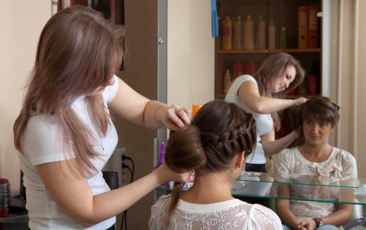 Hair salons employ licensed hairdressers.