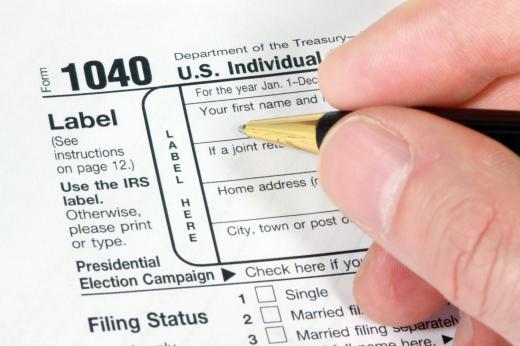 Information reported on a 1099 Form is used to complete a person's 1040 Form as part of a federal tax return.
