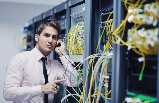 Companies may hire outside IT network support through professional outsourcing.