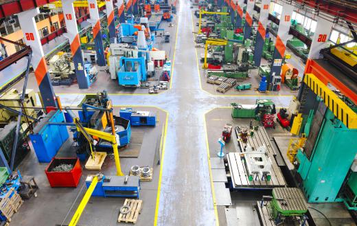 Manufacturing operations combine a number of individual processes to produce goods that are then sold to consumers.