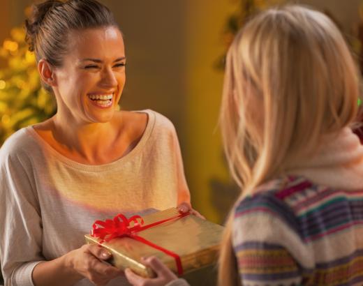 Gift receipts allow a purchaser to buy and give a gift without revealing the price paid.