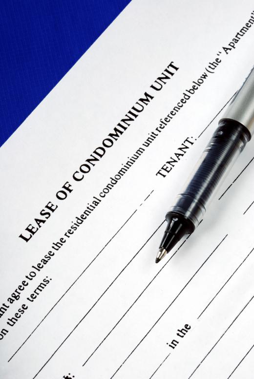 A condo lease agreement.