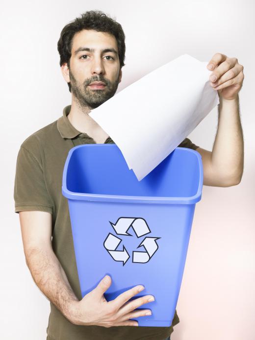 Implementing a recycling program may help ensure the survival of an organization.