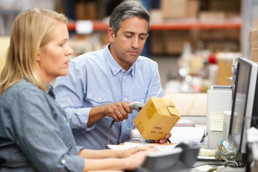 An automated system may be used to track inventory and produce purchase orders automatically when necessary.