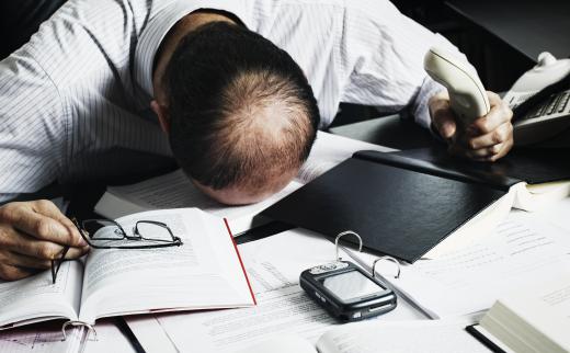 An overload of work responsibility can negatively affect a worker's mental health.
