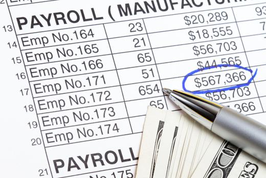 E-HRM may be used to organize employee payroll data.