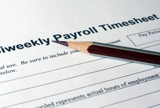 Processing employee timesheets for payment is one function of a payroll clerk.