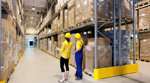 Warehousing and transportation of goods are part of operating costs.