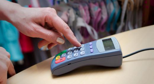 PIN pads allow customers to pay for merchandise using a bank or debit card.