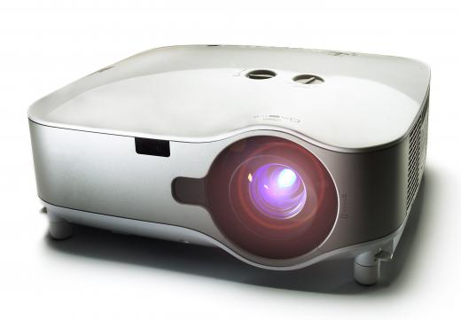 Projectors may be used in presentations.