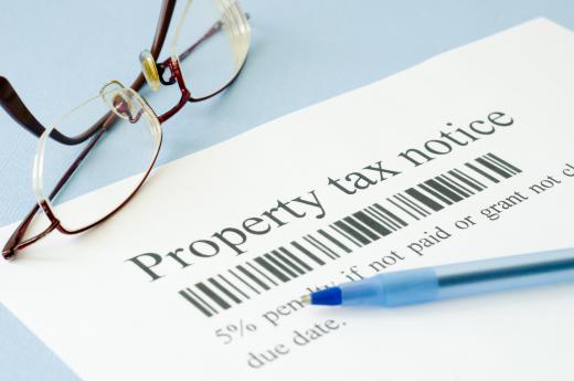 Property tax payments often are due annually.