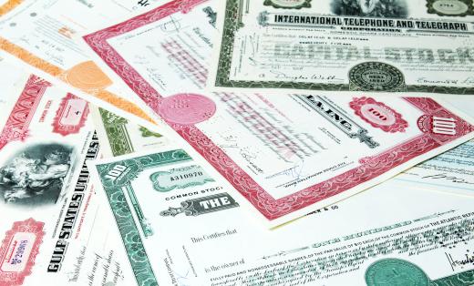 Physical stock certificates are rarely used today.