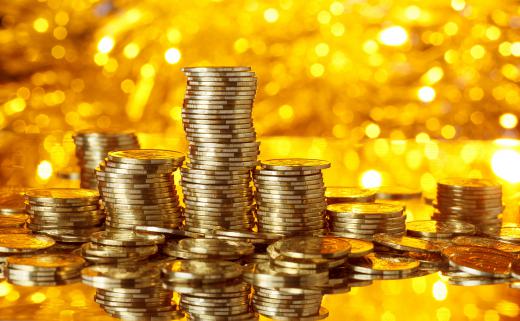 Gold coins are a collateral asset that might be used to secure a loan.