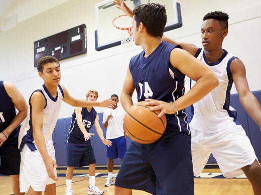 Sports programs geared toward at-risk youth are an example of community development projects.