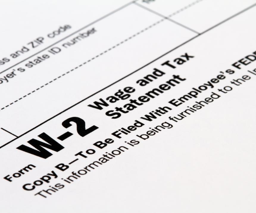 A W-2 wage and tax statement is issued by an employer and states how much an employee was paid in a year.
