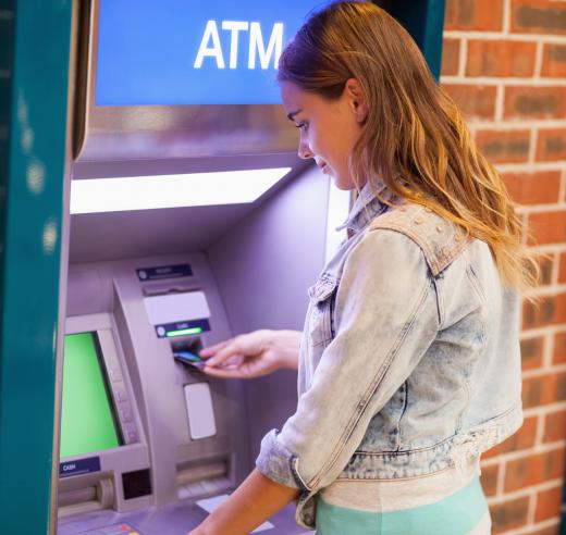 A person may deposit a cashier's check into his or her account by visiting an ATM.