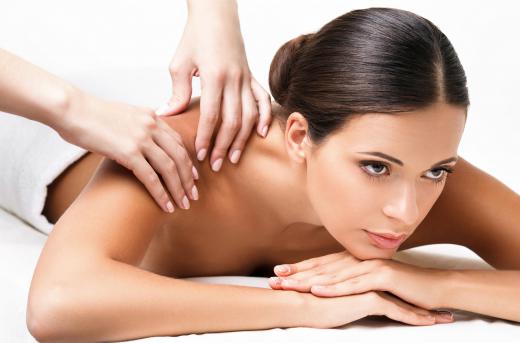 Massage therapy is performed at most day spas.